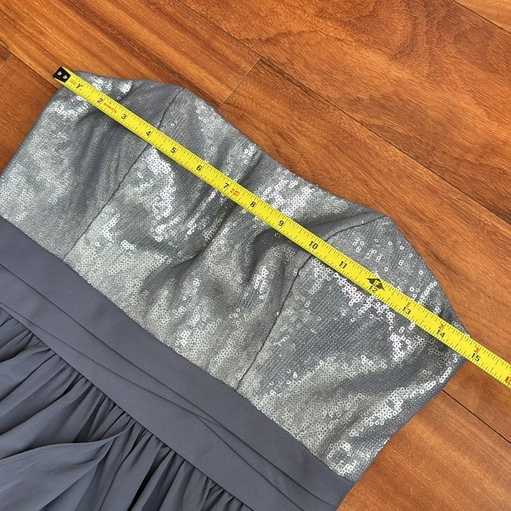 Strapless cocktail dress
